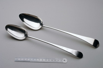 Antique Silver Basting spoon (turkey spoon)